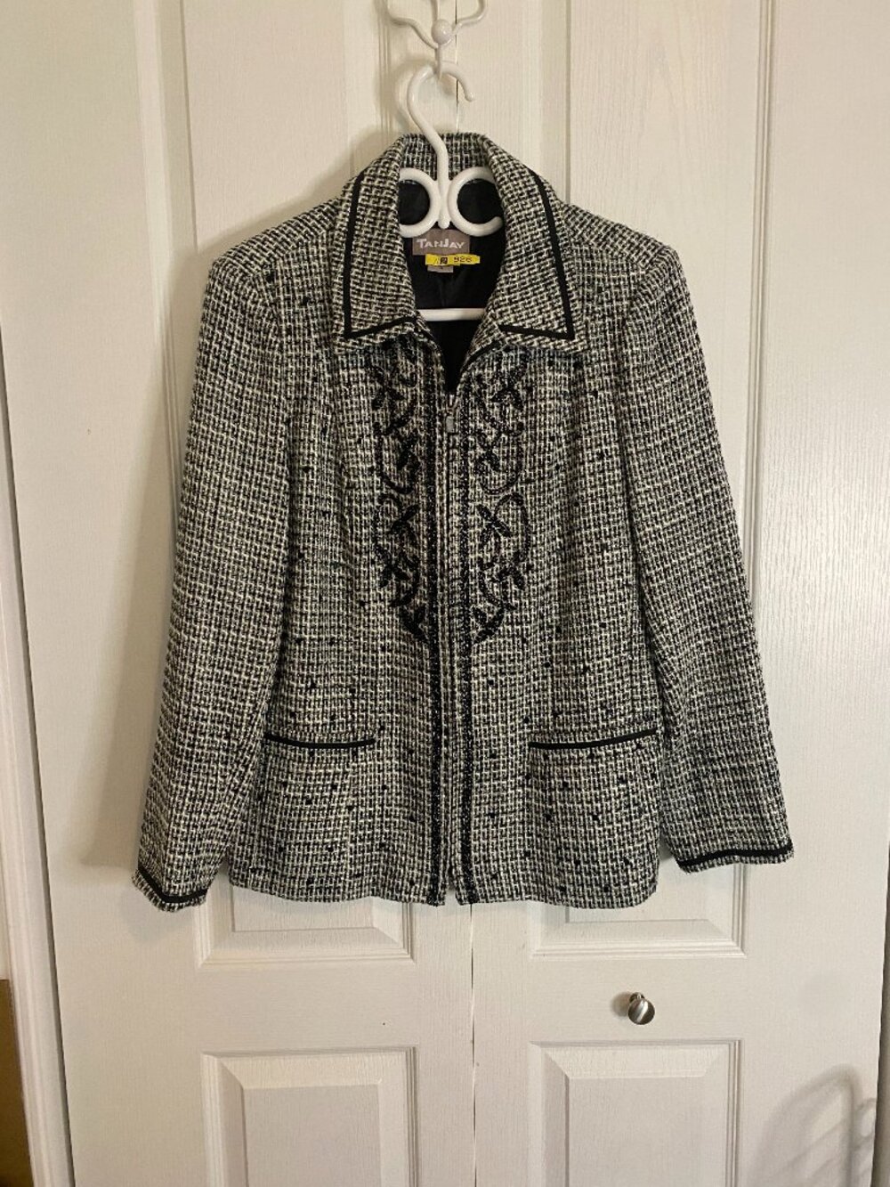 Blazer/jacket, zip-up, lined